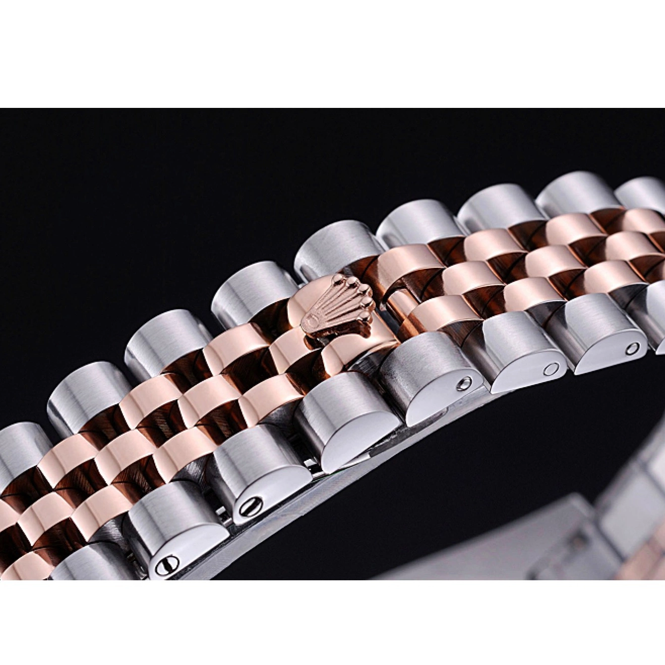 Aaa replica watch Steel 622544 DateJust and Rolex Gold Stainless White Dial Bracelet 0714